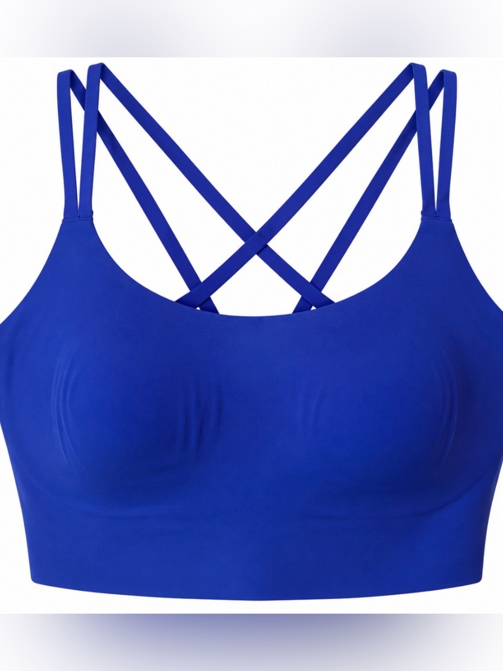 AERIE- Women's Strappy Back Seamless Bralette - Royal Blue